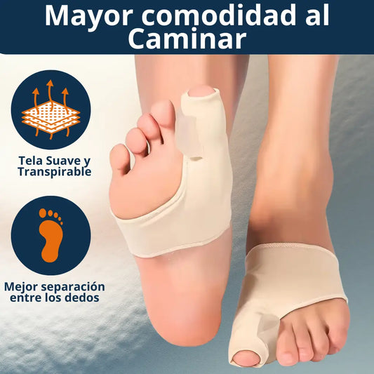 2 Pares - Correctores de Comodidad para Juanetes – Camina con más confort.