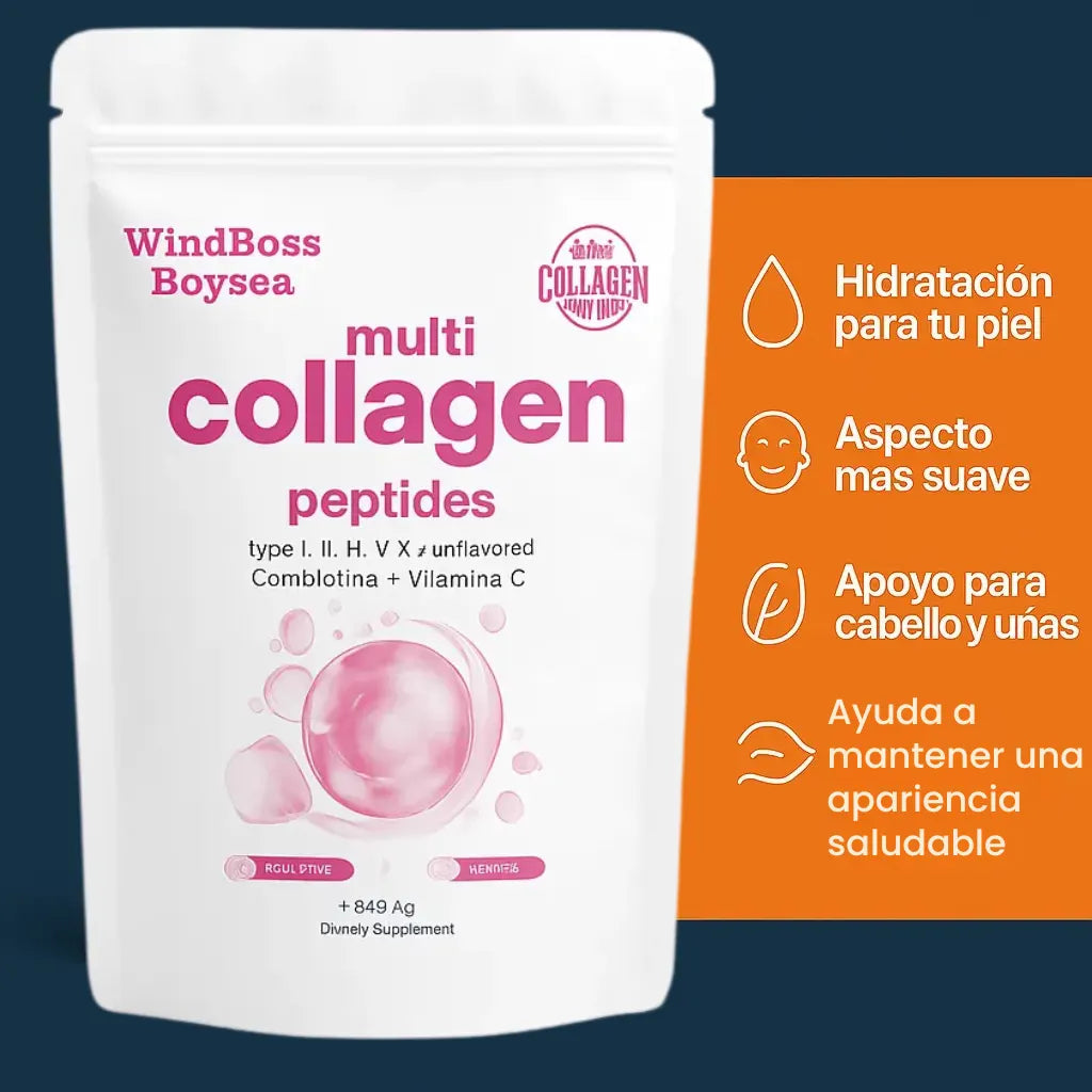 Multi Colágeno 5 en 1 - Bienestar que se mezcla con tu día a día.