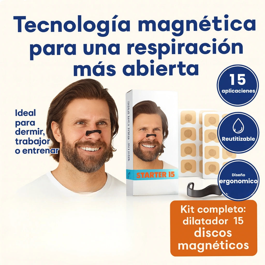 Tira Magnética Nasal – Más aire, menos esfuerzo.