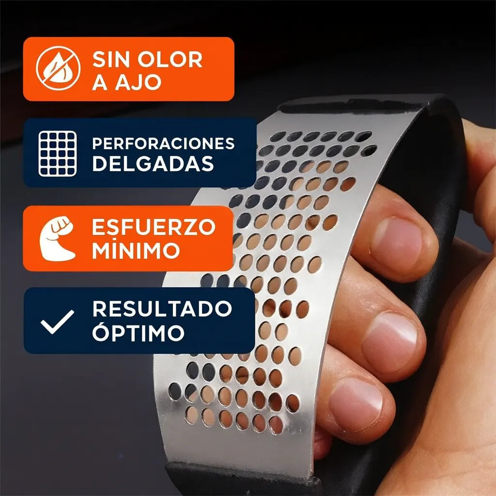 Triturador de Ajo multifuncional – Cocina más rápido, más limpio y sin manos olorosas