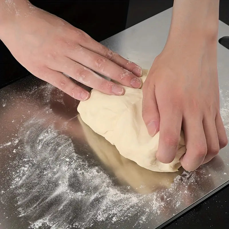 Tabla Premium de Acero Inoxidable – Corta con Higiene