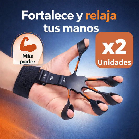 X2 UNIDADES de EJERCITADOR para Dedos y Manos y Brazos - Fortalecete estés donde estés.