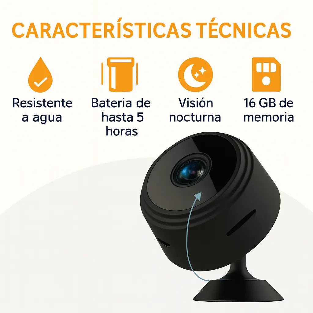 W8 SmartCam 360™ – Espía y Protege