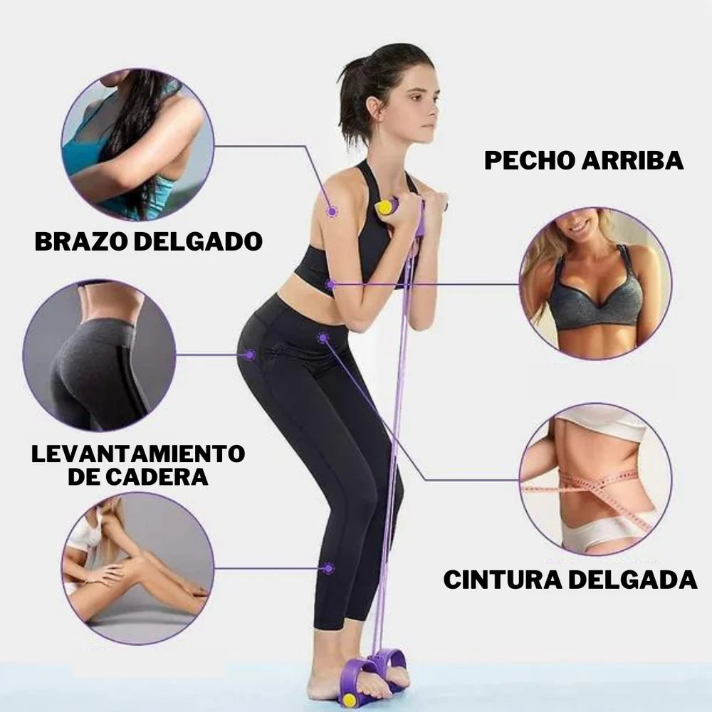 PowerPedal — La banda con pedal para ejercitar tu cuerpo sin salir de casa