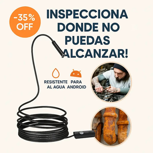 Super Cam Inspección – Ve lo que nadie más puede ver y soluciona tuberías sin romper paredes.