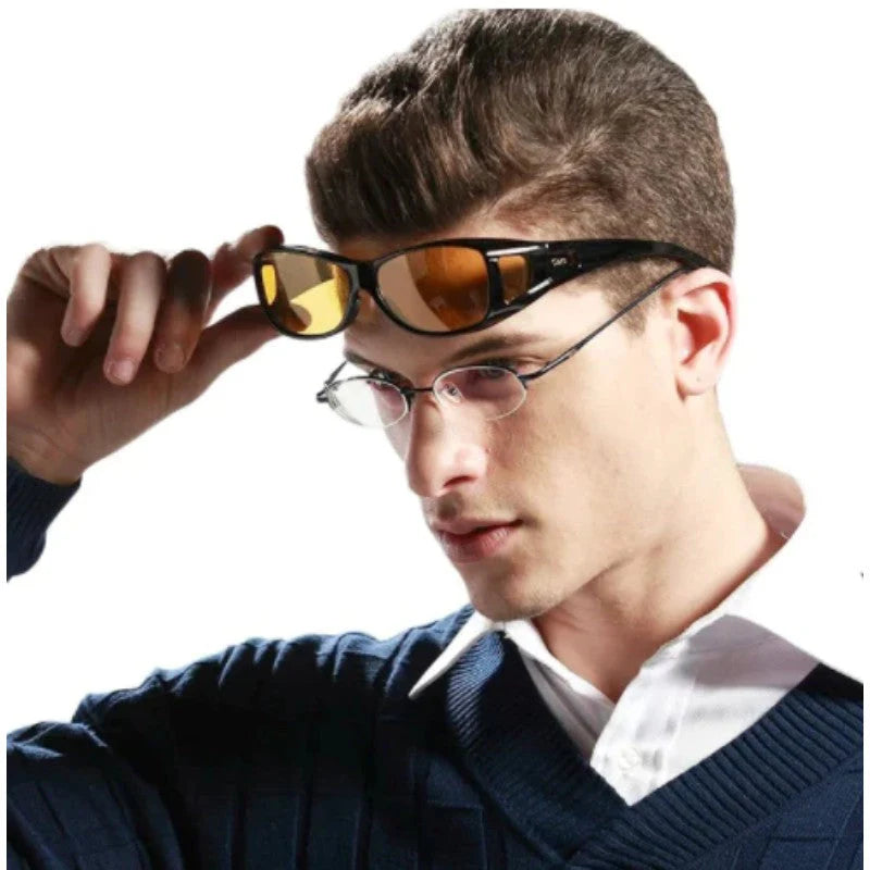 Gafas HD Nocturnas + Gafas de Sol 2×1: Conduce con claridad día y noche