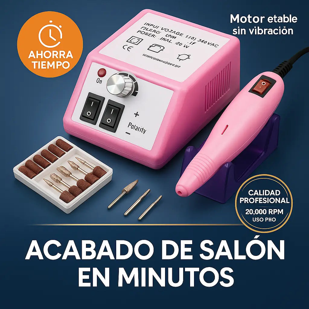 Pulidor de uñas Eléctrico – Acabado Profesional en Casa.